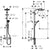 Hansgrohe Vernis Blend Showerpipe 200 1Jet with Thermostat - Chrome - Unbeatable Bathrooms