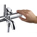 Hansgrohe Vernis Blend Showerpipe 200 1Jet with Bath Thermostat - Chrome - Unbeatable Bathrooms
