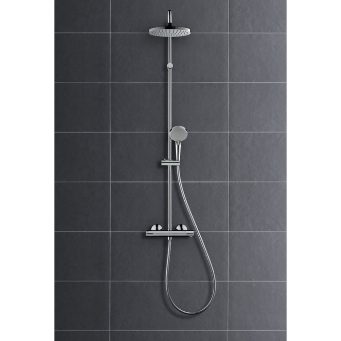 Hansgrohe Vernis Blend Showerpipe 200 1Jet with Thermostat - Unbeatable Bathrooms