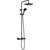 Hansgrohe Vernis Blend Showerpipe 240 1Jet Ecosmart with Thermostat - Matt Black - Unbeatable Bathrooms