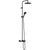 Hansgrohe Vernis Blend Showerpipe 240 1Jet with Bath Thermostat - Matt Black - Unbeatable Bathrooms