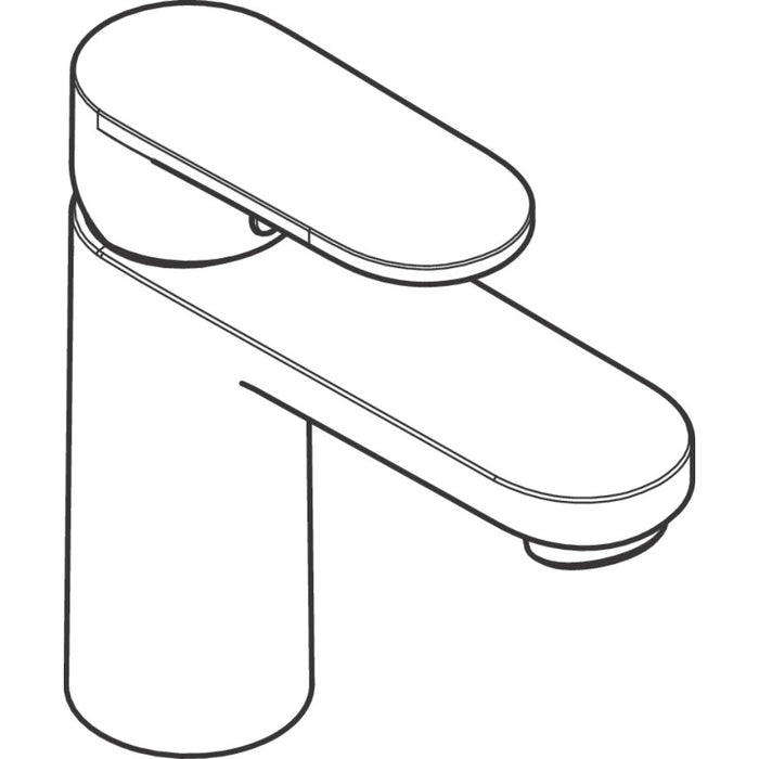Hansgrohe Vernis Blend Single Lever Basin Mixer 100 Without Waste Set - Unbeatable Bathrooms