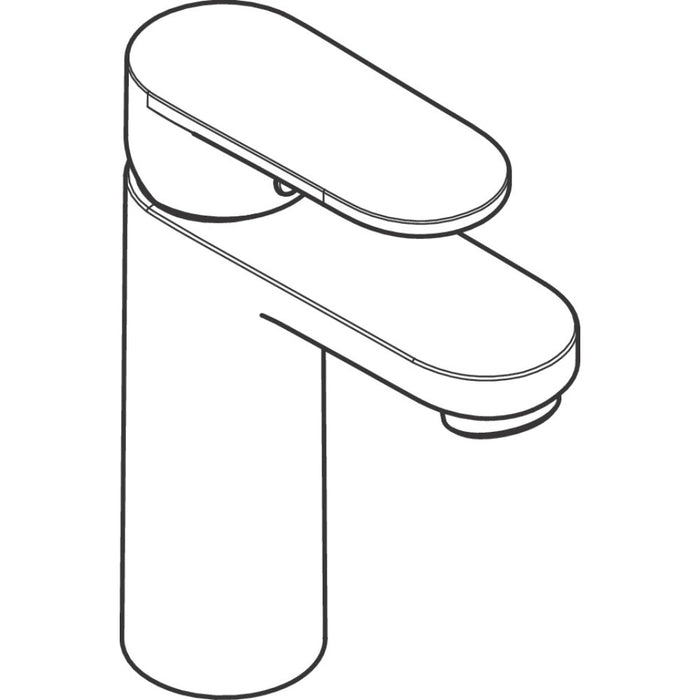 Hansgrohe Vernis Blend Single Lever Basin Mixer 100 Without Waste Set - Unbeatable Bathrooms