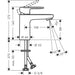 Hansgrohe Vernis Blend Single Lever Basin Mixer 100 Without Waste Set - Unbeatable Bathrooms