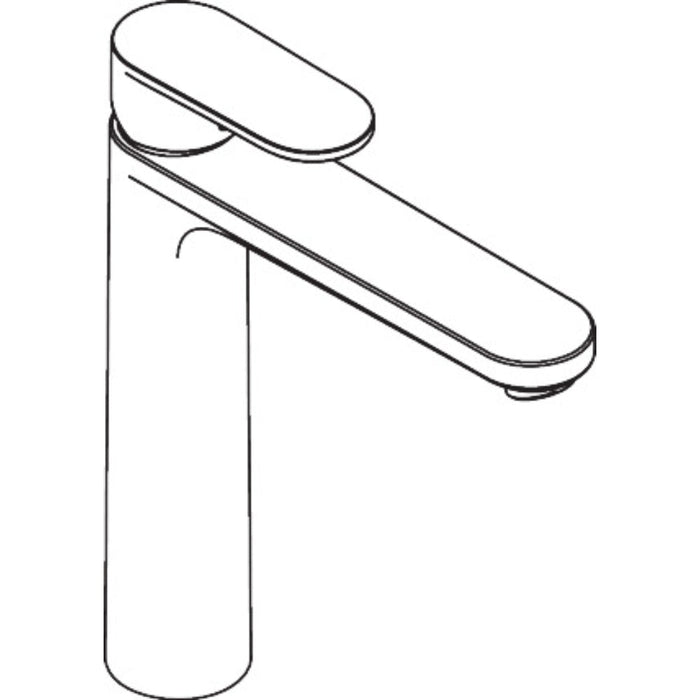 Hansgrohe Vernis Blend Single Lever Basin Mixer 190 Without Waste Set - Unbeatable Bathrooms