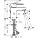 Hansgrohe Vernis Blend Single Lever Basin Mixer 70 with Metal Pop-Up Waste Set - Chrome - Unbeatable Bathrooms