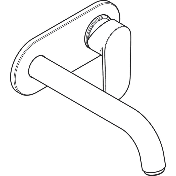 Hansgrohe Vernis Blend Single Lever Basin Mixer For Concealed Installation Wall-Mounted with Spout 20,7 cm - Unbeatable Bathrooms
