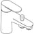 Hansgrohe Vernis Blend Single Lever Bath and Shower Mixer Monotrou - Chrome - Unbeatable Bathrooms