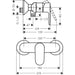 Hansgrohe Vernis Blend Single Lever Shower Mixer For Exposed Installation - Unbeatable Bathrooms