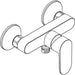Hansgrohe Vernis Blend Single Lever Shower Mixer For Exposed Installation with 2 Flow Rates - Chrome - Unbeatable Bathrooms