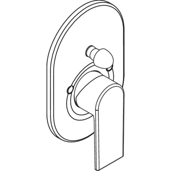 Hansgrohe Vernis Shape Single Lever Bath Mixer For Concealed Installation - 71458000 - Unbeatable Bathrooms