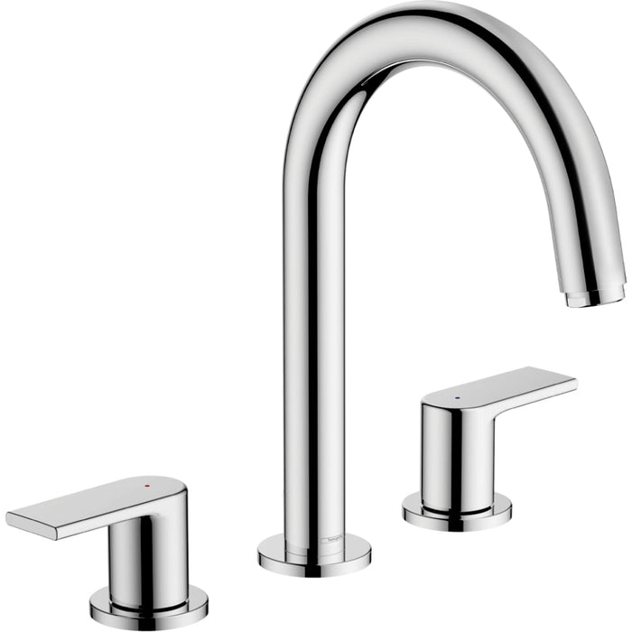 Hansgrohe Vernis Shape 3-Hole Basin Mixer with Pop-Up Waste Set - Unbeatable Bathrooms