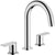 Hansgrohe Vernis Shape 3-Hole Basin Mixer with Pop-Up Waste Set - Unbeatable Bathrooms