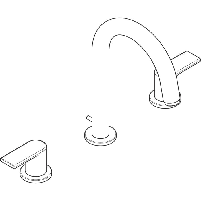 Hansgrohe Vernis Shape 3-Hole Basin Mixer with Pop-Up Waste Set - Unbeatable Bathrooms