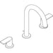 Hansgrohe Vernis Shape 3-Hole Basin Mixer with Pop-Up Waste Set - Unbeatable Bathrooms