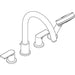 Hansgrohe Vernis Shape 4-Hole Rim Mounted Bath Mixer - Unbeatable Bathrooms
