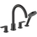 Hansgrohe Vernis Shape 4-Hole Rim Mounted Bath Mixer - Unbeatable Bathrooms