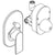Hansgrohe Vernis Shape Bath Mixer Set For Concealed Installation - Chrome - Unbeatable Bathrooms