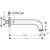 Hansgrohe Vernis Shape Bath Spout - Unbeatable Bathrooms