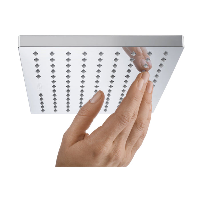 Hansgrohe Vernis Shape Overhead Shower 230 1Jet Ecosmart+ - Chrome - Unbeatable Bathrooms