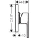 Hansgrohe Vernis Shape Single Lever Shower Mixer For Concealed Installation - 71658000 - Unbeatable Bathrooms