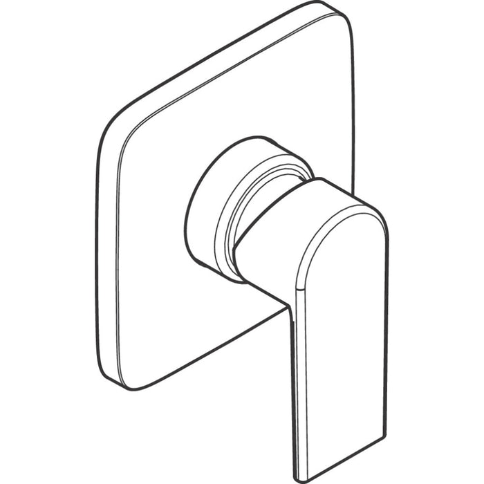 Hansgrohe Vernis Shape Shower Mixer Set For Concealed Installation - Chrome - Unbeatable Bathrooms