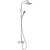 Hansgrohe Vernis Shape Showerpipe 230 1Jet Ecosmart with Bath Thermostat - Chrome - Unbeatable Bathrooms