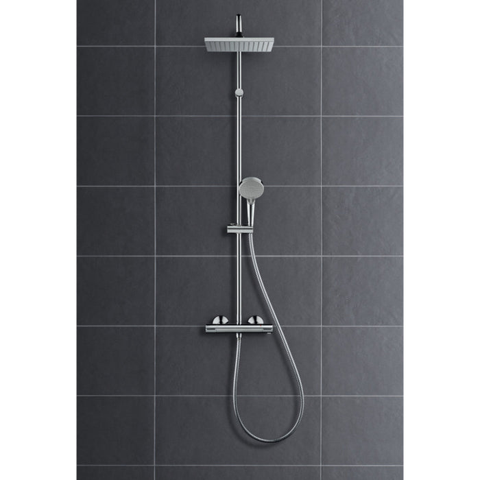 Hansgrohe Vernis Shape Showerpipe 230 1Jet with Thermostat - Unbeatable Bathrooms