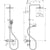 Hansgrohe Vernis Shape Showerpipe 240 1Jet Ecosmart with Thermostat - Matt Black - Unbeatable Bathrooms