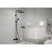 Hansgrohe Vernis Shape Showerpipe 240 1Jet with Bath Thermostat - Matt Black - Unbeatable Bathrooms