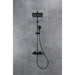 Hansgrohe Vernis Shape Showerpipe 240 1Jet with Thermostat - Matt Black - Unbeatable Bathrooms