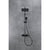 Hansgrohe Vernis Shape Showerpipe 240 1Jet with Thermostat - Matt Black - Unbeatable Bathrooms