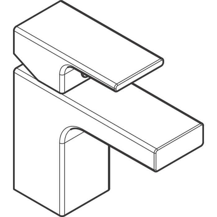 Hansgrohe Vernis Shape Single Lever Basin Mixer 70 with Pop-Up Waste Set - Unbeatable Bathrooms