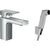 Hansgrohe Vernis Shape Single Lever Basin Mixer 100 with Bidet Spray and Shower Hose 160 cm - Chrome - Unbeatable Bathrooms