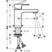 Hansgrohe Vernis Shape Single Lever Basin Mixer 100 Without Waste Set - Unbeatable Bathrooms