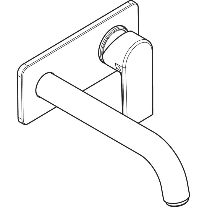 Hansgrohe Vernis Shape Single Lever Basin Mixer For Concealed Installation Wall-Mounted with Spout 20,7 cm - Unbeatable Bathrooms