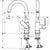 Hansgrohe Vernis Shape Single Lever Basin Mixer with Swivel Spout and Pop-Up Waste Set - Chrome - Unbeatable Bathrooms
