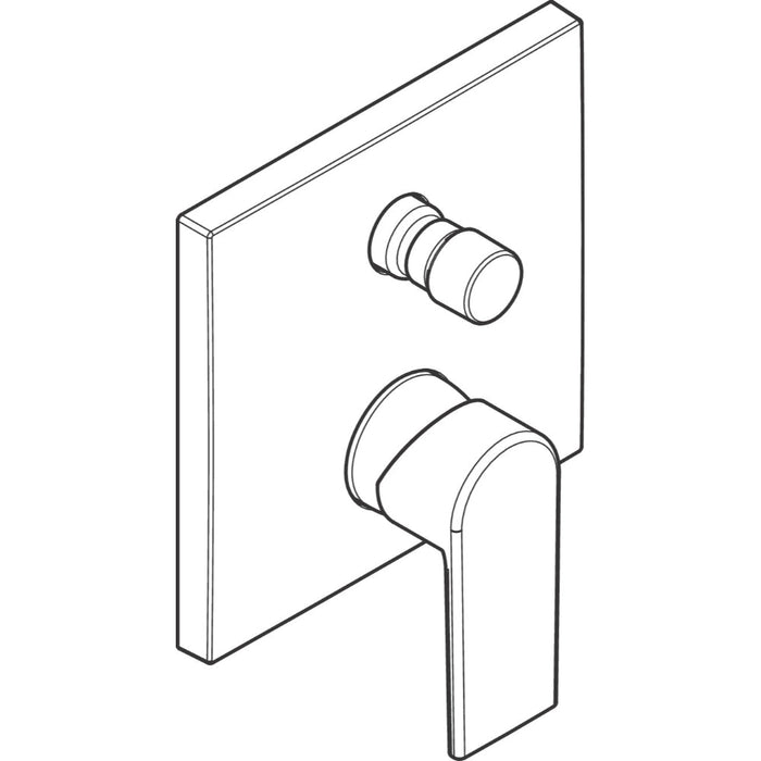 Hansgrohe Vernis Shape Single Lever Bath Mixer For Concealed Installation - Unbeatable Bathrooms