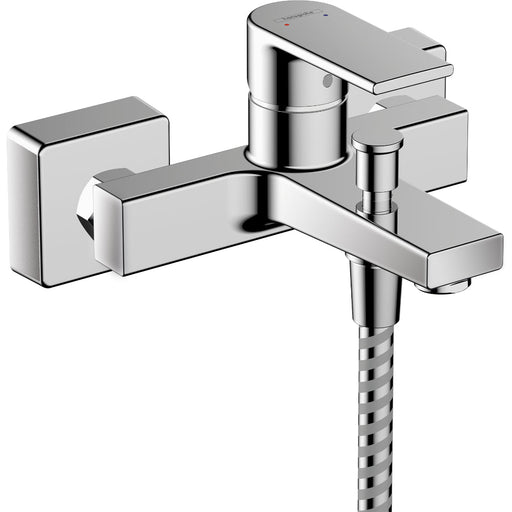 Hansgrohe Vernis Shape Single Lever Bath Mixer For Exposed Installation with 2 Flow Rates - Chrome - Unbeatable Bathrooms