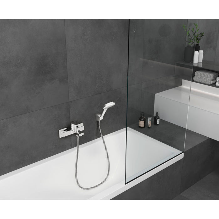 Hansgrohe Vernis Shape Single Lever Bath Mixer For Exposed Installation - Unbeatable Bathrooms