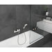 Hansgrohe Vernis Shape Single Lever Bath Mixer For Exposed Installation - Unbeatable Bathrooms