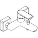 Hansgrohe Vernis Shape Single Lever Bath Mixer For Exposed Installation with 2 Flow Rates - Chrome - Unbeatable Bathrooms