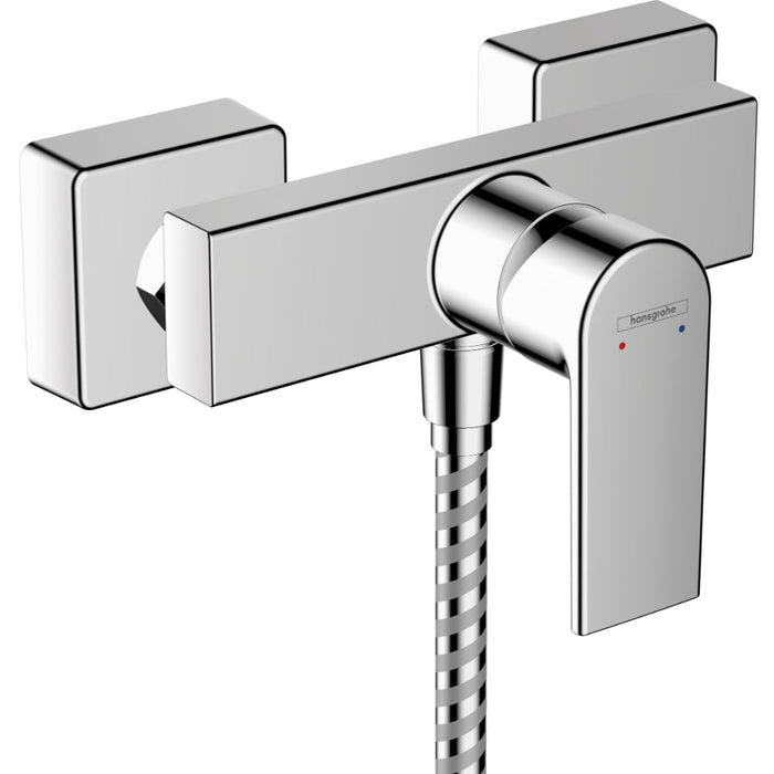 Hansgrohe Vernis Shape Single Lever Shower Mixer For Exposed Installation with 2 Flow Rates - Chrome - Unbeatable Bathrooms