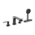 Hansgrohe Vivenis 4-Hole Rim Mounted Bath Mixer with Sbox - Unbeatable Bathrooms