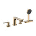 Hansgrohe Vivenis 4-Hole Rim Mounted Bath Mixer with Sbox - Unbeatable Bathrooms
