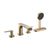 Hansgrohe Vivenis 4-Hole Rim Mounted Bath Mixer with Sbox - Unbeatable Bathrooms