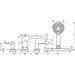 Hansgrohe Vivenis 4-Hole Rim Mounted Bath Mixer with Sbox - Unbeatable Bathrooms