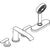 Hansgrohe Vivenis 4-Hole Rim Mounted Bath Mixer with Sbox - Unbeatable Bathrooms
