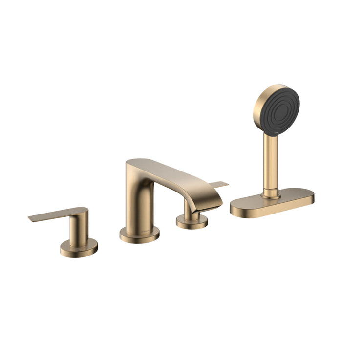 Hansgrohe Vivenis 4-Hole Rim Mounted Bath Mixer with Sbox - Unbeatable Bathrooms