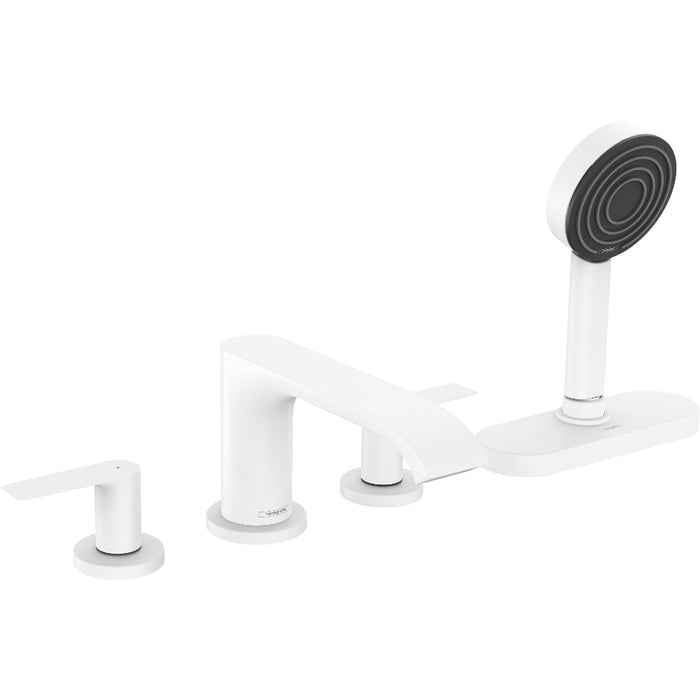 Hansgrohe Vivenis 4-Hole Rim Mounted Bath Mixer with Sbox - Unbeatable Bathrooms